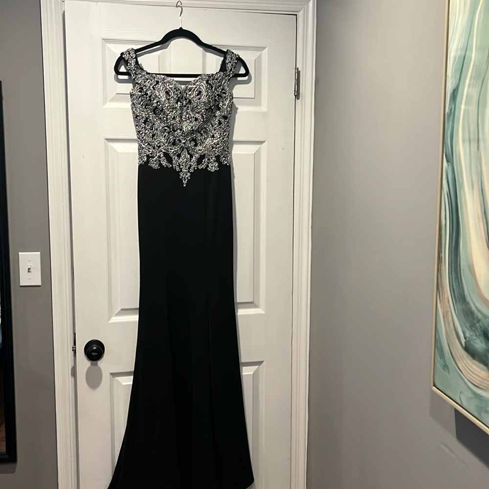 Brand: Anny Lee, Size: XS, Color: Black with silver shimmer